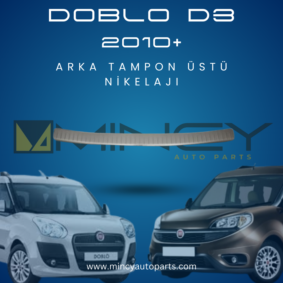 Fiat Doblo D3 Arka Tampon Üstü Nikelajı