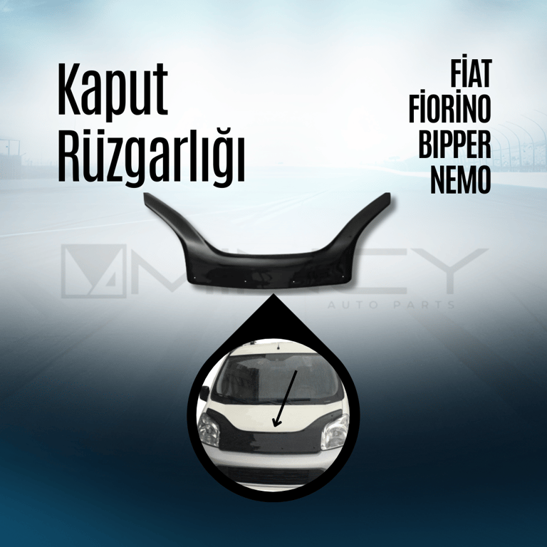 Fıat Kaput Rüzgarlığı Fiorino Bipper Nemo