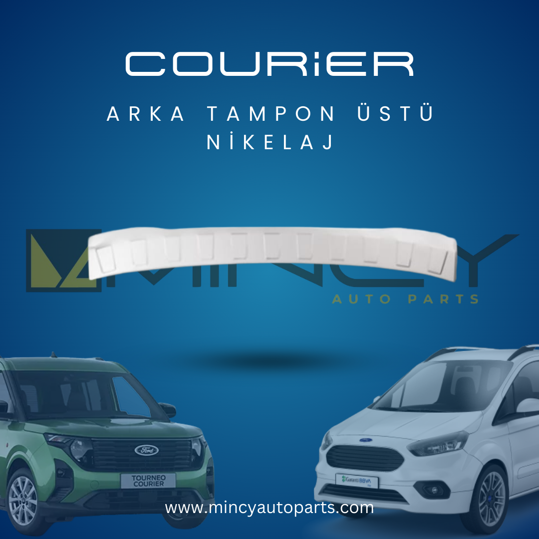 Ford Courier  Arka Tampon Üstü Nikelaj