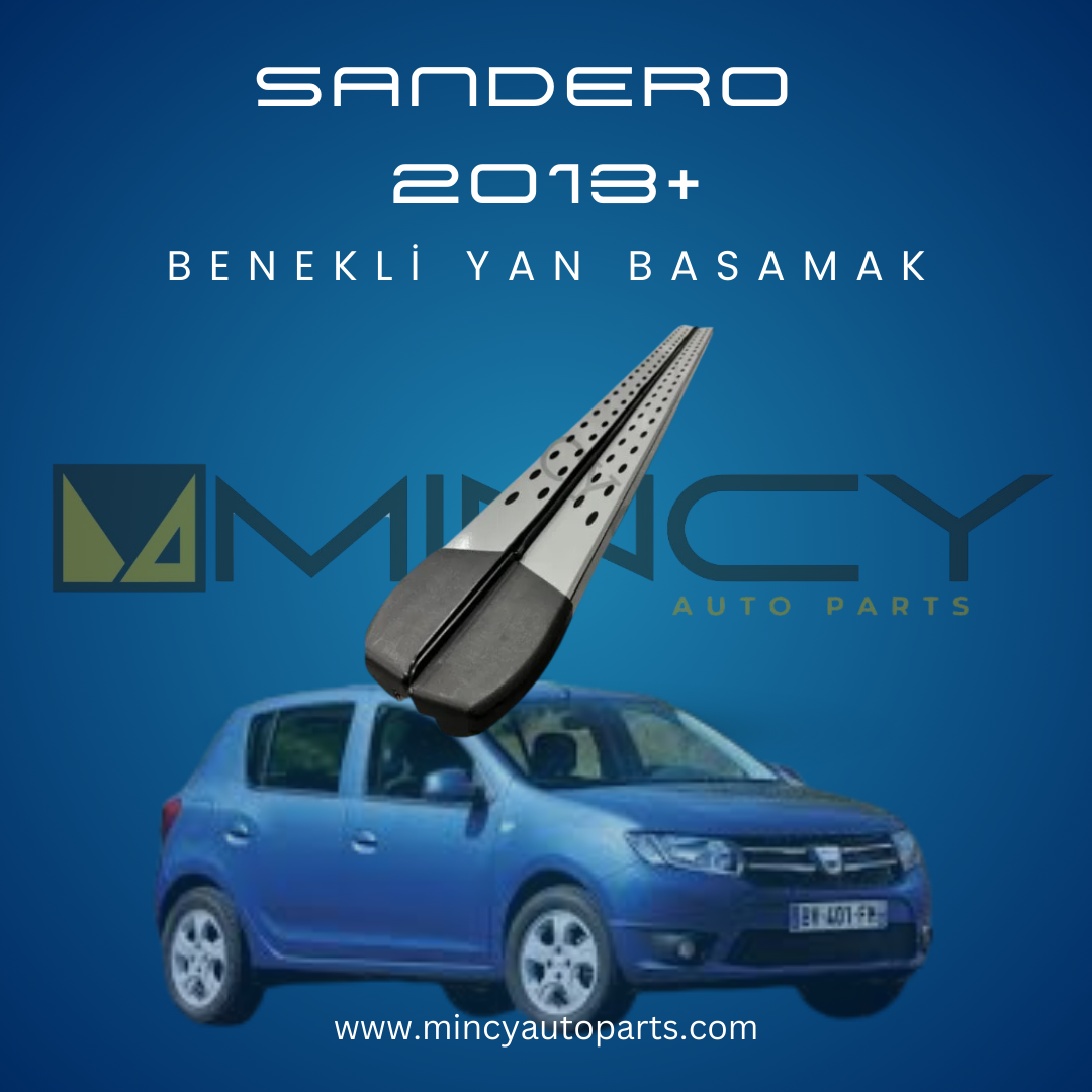 DACIA SANDERO 2013+ Benekli Yan Basamak