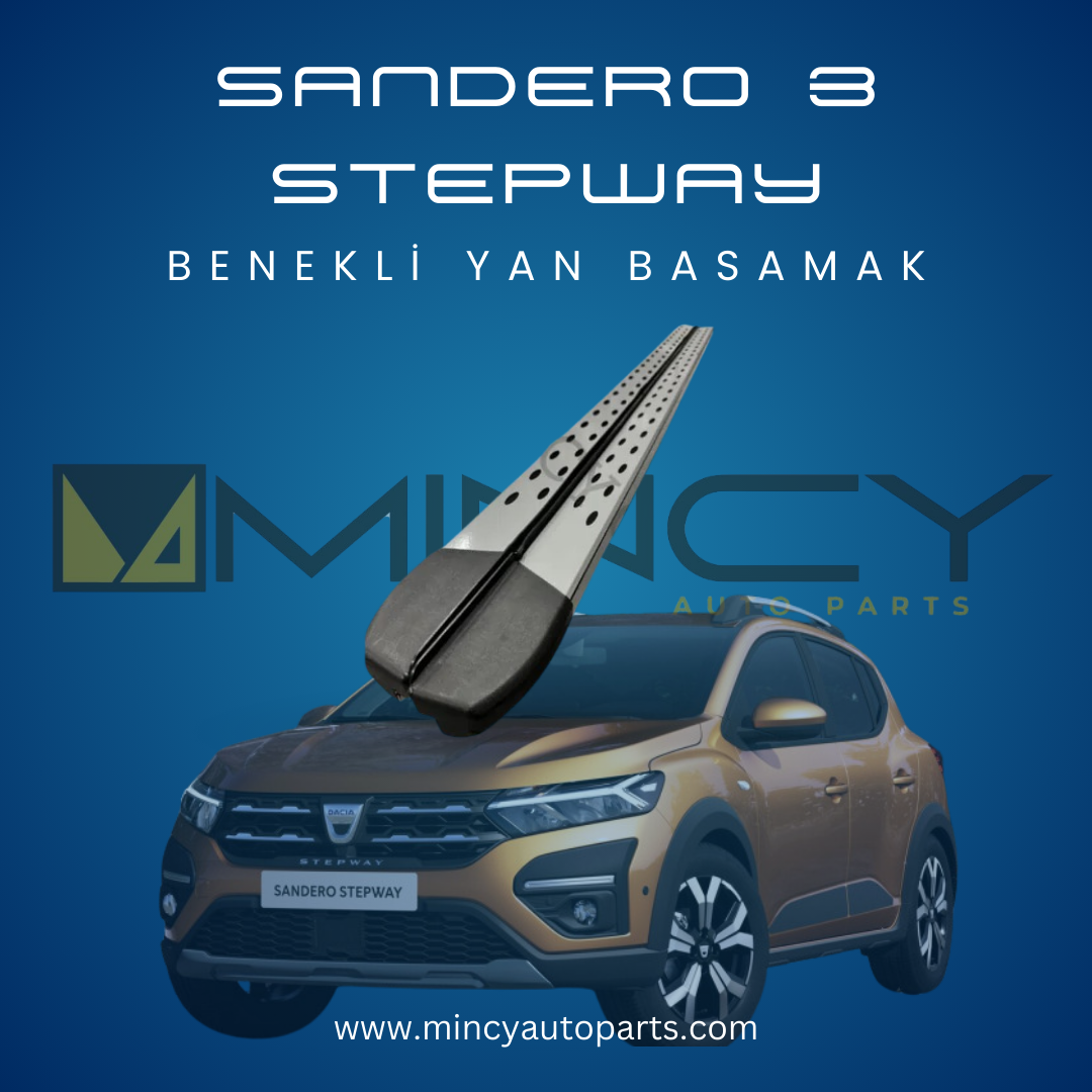 DACIA SANDERO 3 STEPWAY Benekli Yan Basamak
