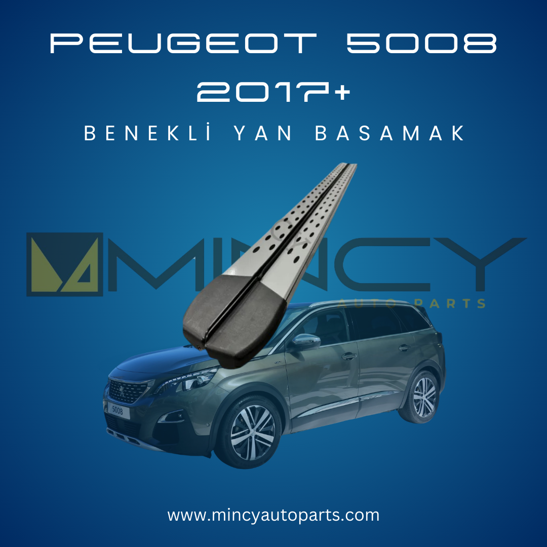 PEUGEOT 5008 2017+ Benekli Yan Basamak