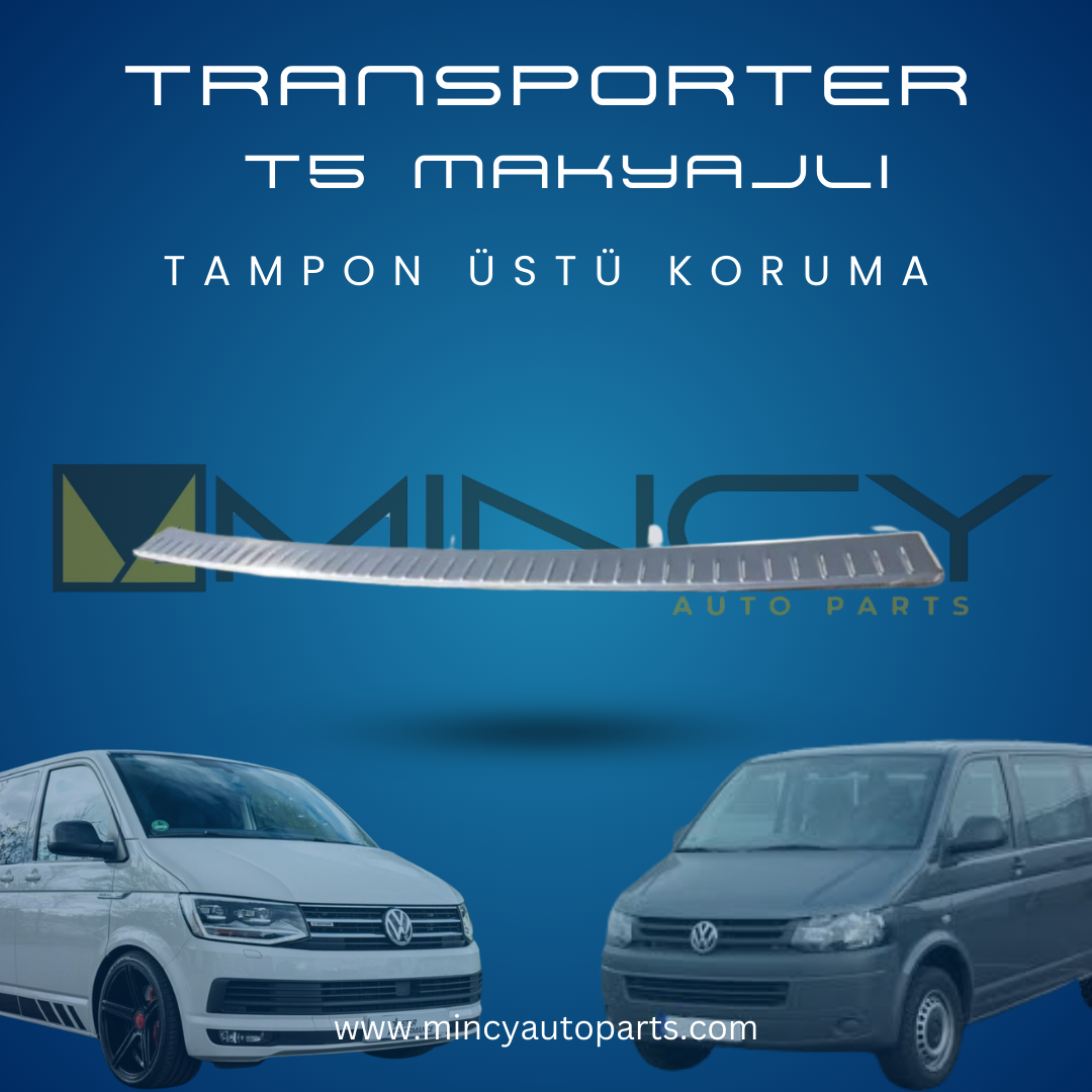 Volkswagen Transporter T5 Makyajlı Kasa Tampon Üstü Koruma
