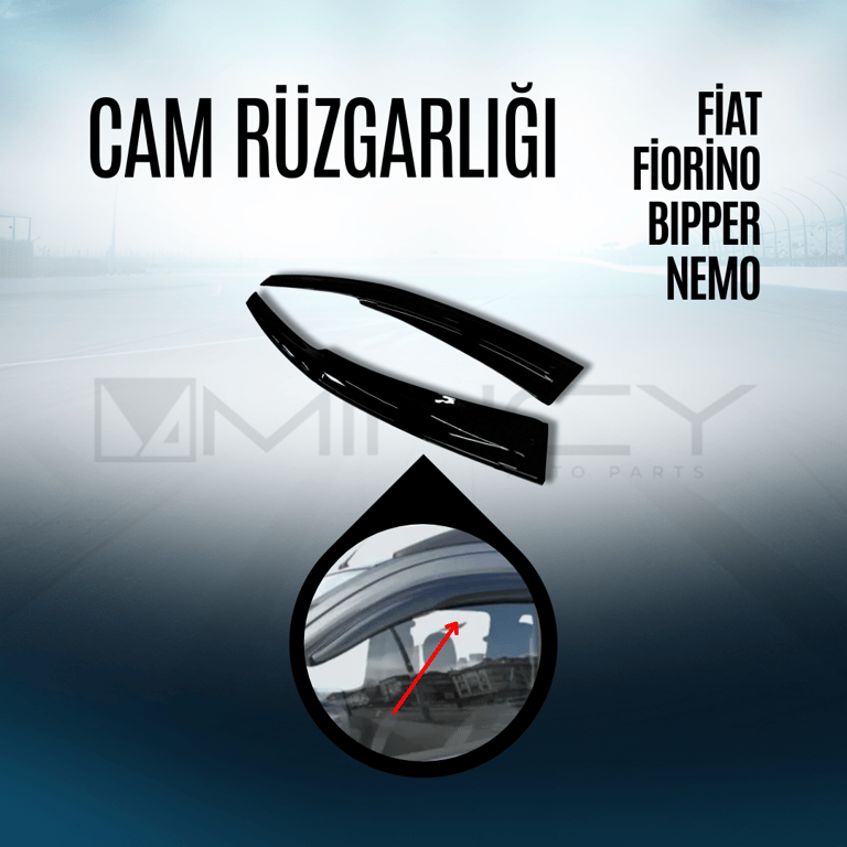 Mincy Cam Rüzgarlığı – Fiat Fiorino, Peugeot Bipper, Citroën Nemo