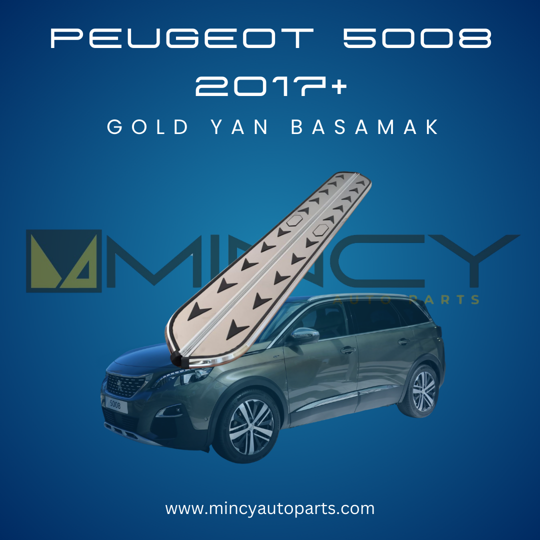 PEUGEOT 5008 2017+ Gold Yan Basamak