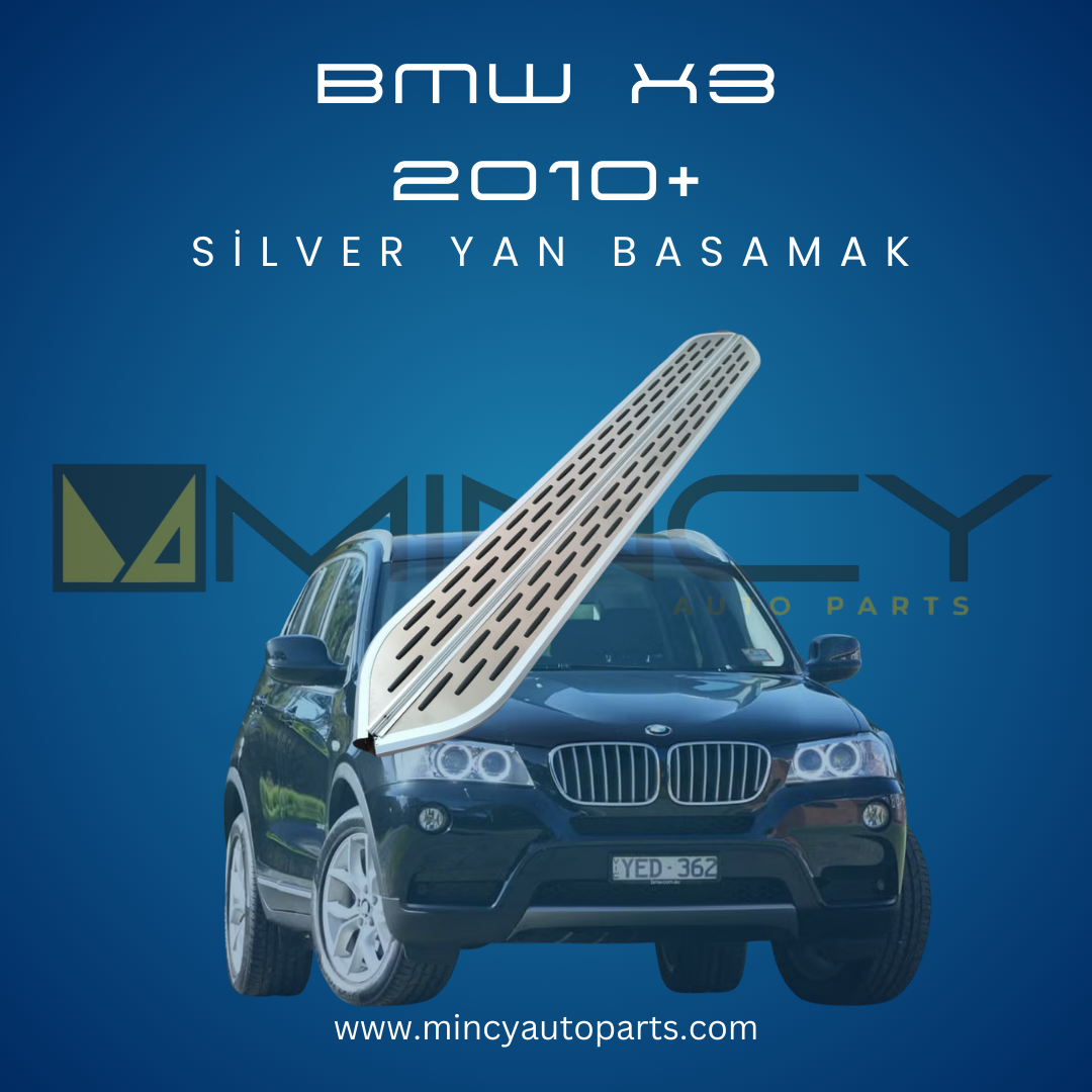 BMW X3 2010+ Yan Basamak – Silver Model