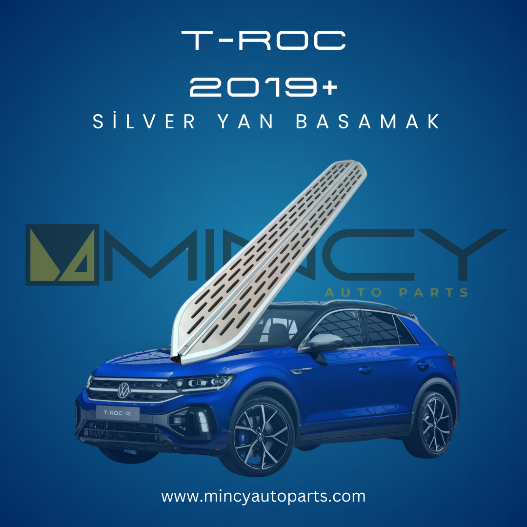 VOLKSWAGEN T-ROC 2019+ Silver Yan Basamak