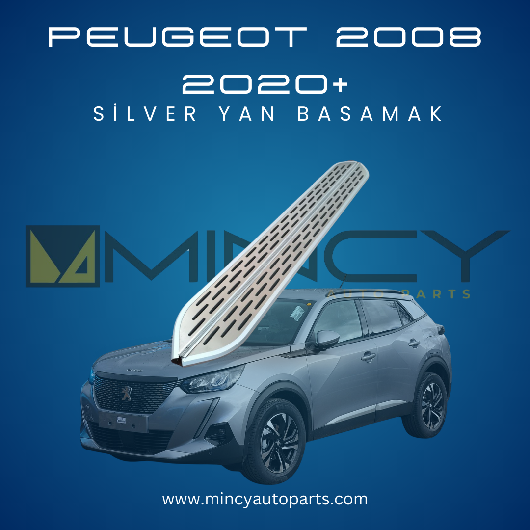 PEUGEOT 2008 2020+ Silver Yan Basamak