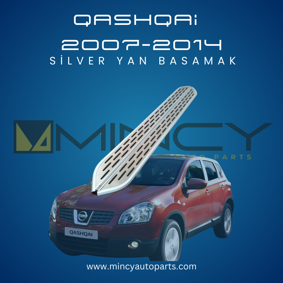 NISSAN QASHQAI 2007–2014 Silver Yan Basamak
