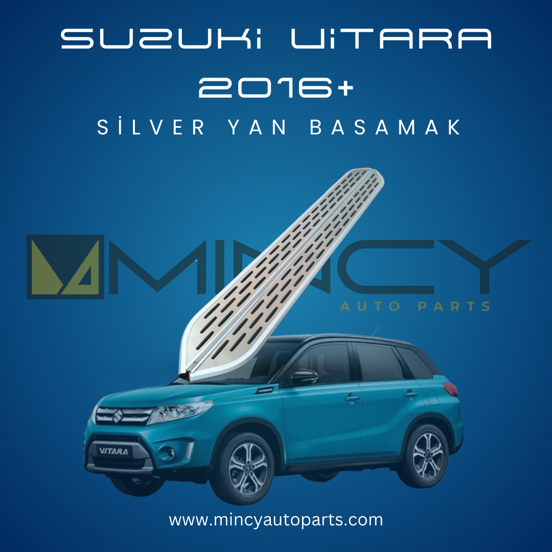 SUZUKI VITARA 2016+ Silver Yan Basamak
