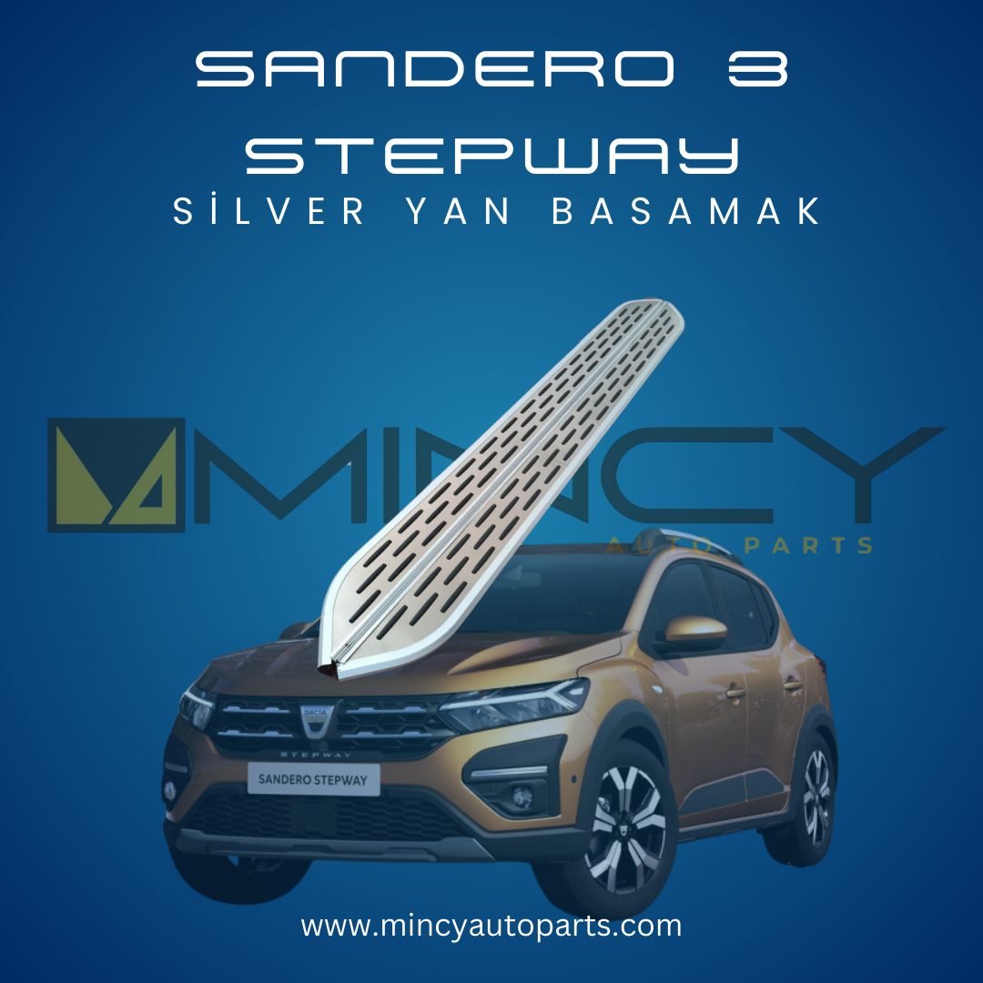 DACIA SANDERO 3 STEPWAY Silver Yan Basamak