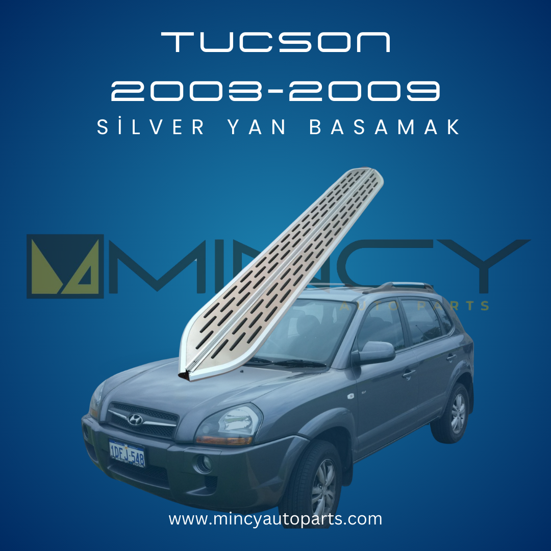 HYUNDAI TUCSON 2003–2009 Silver Yan Basamak