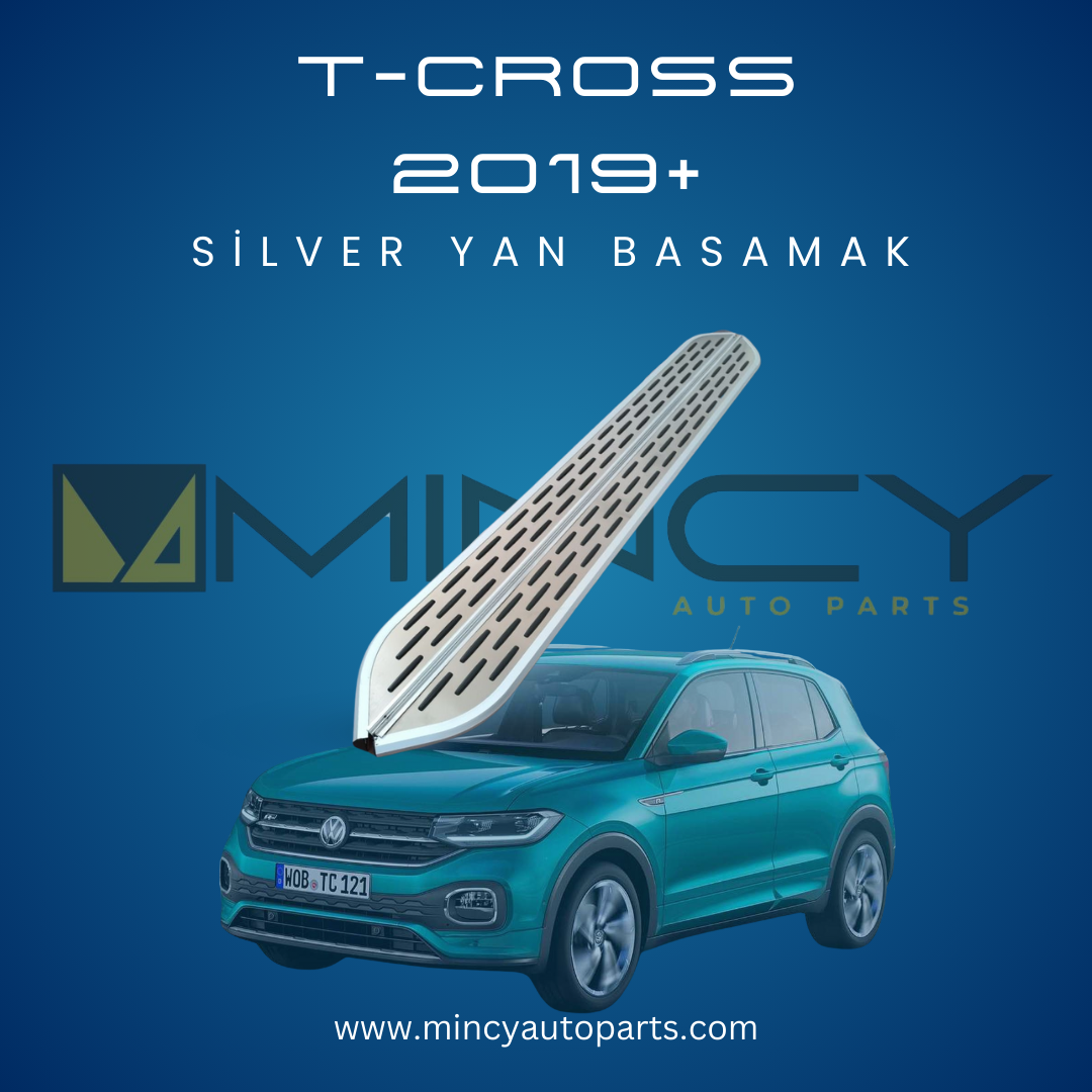 VOLKSWAGEN TCROSS 2019+ Silver Yan Basamak