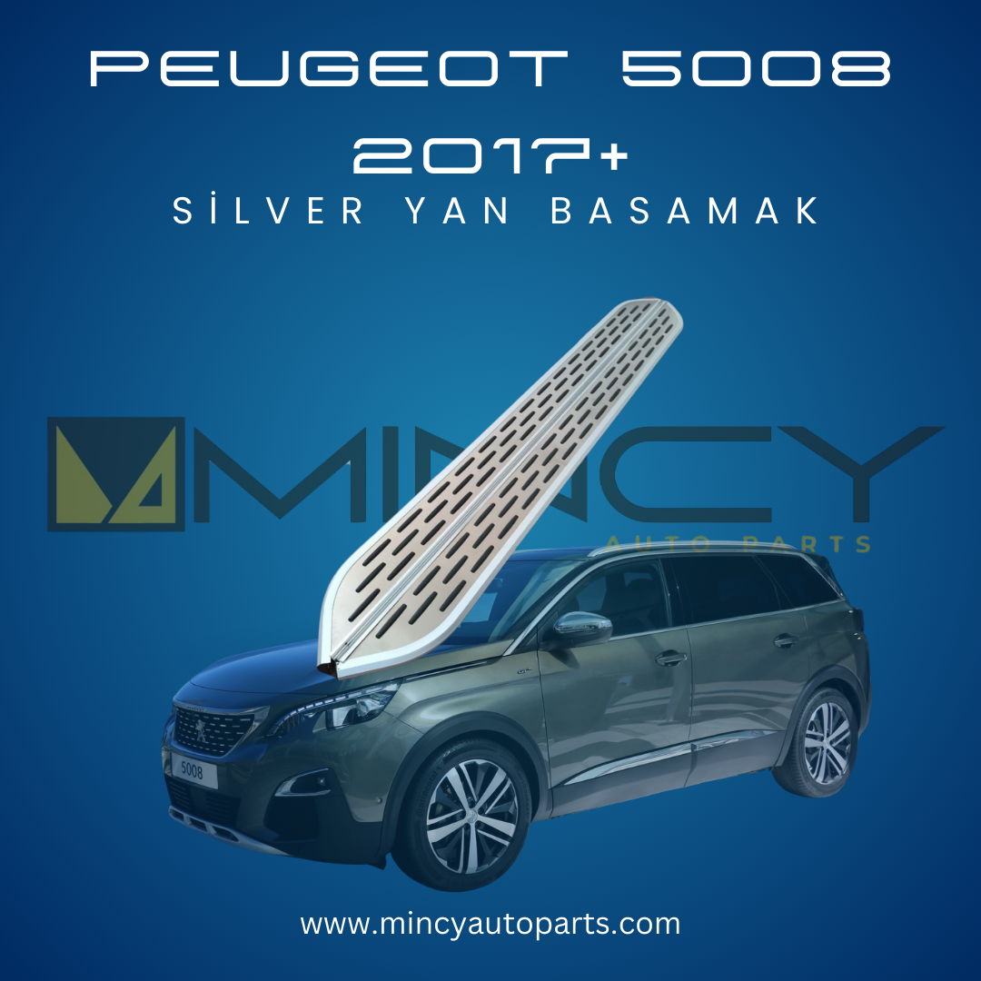 PEUGEOT 5008 2017+ Silver Yan Basamak