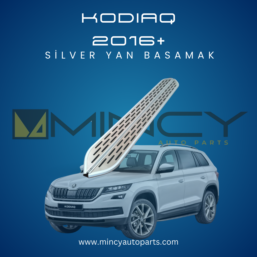 SKODA KODIAQ 2016+ Silver Yan Basamak