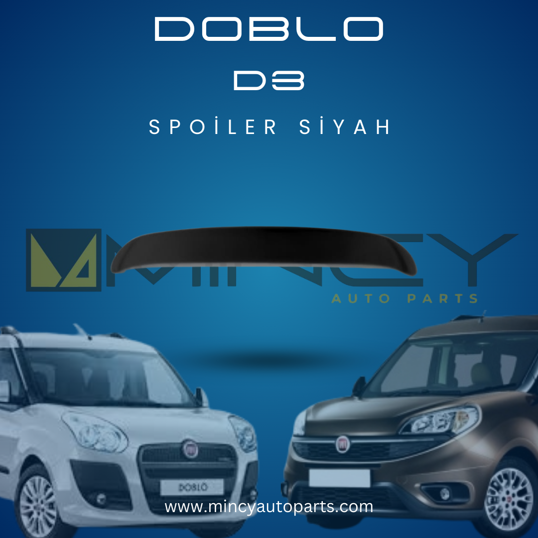Fiat Doblo D3 Tek Kapı Spoiler
