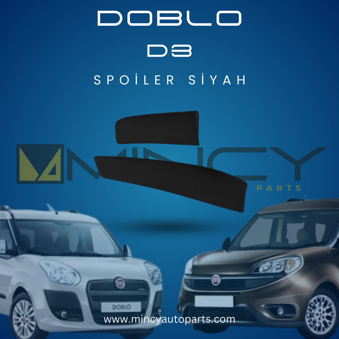 Fiat Doblo D3 Çift Kapı Spoiler