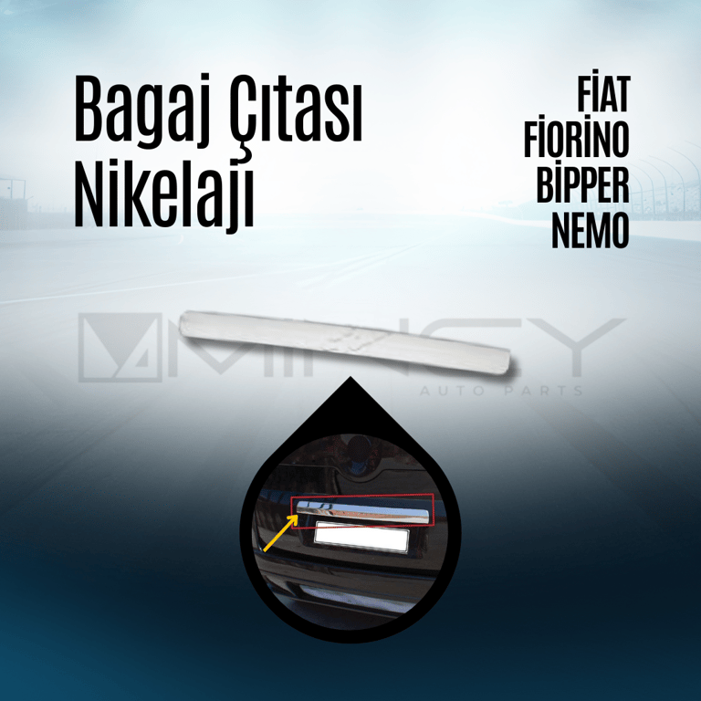 Fıat Bagaj Çıtası Nikelajı Fiorino-Bipper-Nemo